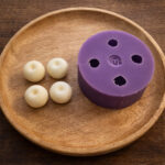 Eple Silikonform med 4 Hull for Wax Melts, Lysinnlegg, Såpelaging, Dukkehusminiatyrer og Polymerleire - Bilde 2