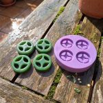 Miniature Jalapeno Slice Silicone Mold, 1:12 Dollhouse Food Mold, Tiny Pepper Mold for Polymer Clay, Resin Charm Making, Miniature Food DIY